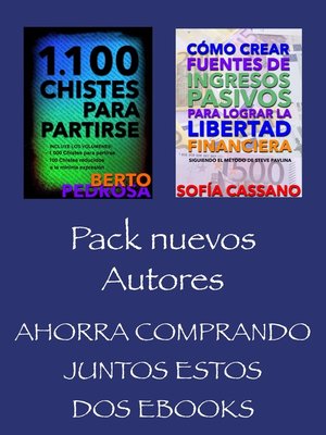 cover image of Pack Nuevos Autores, Ahorra comprando juntos estos dos ebooks